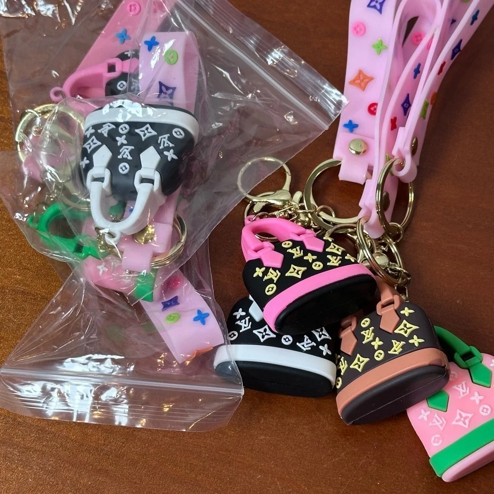Keychain Wristlet Bag Charm